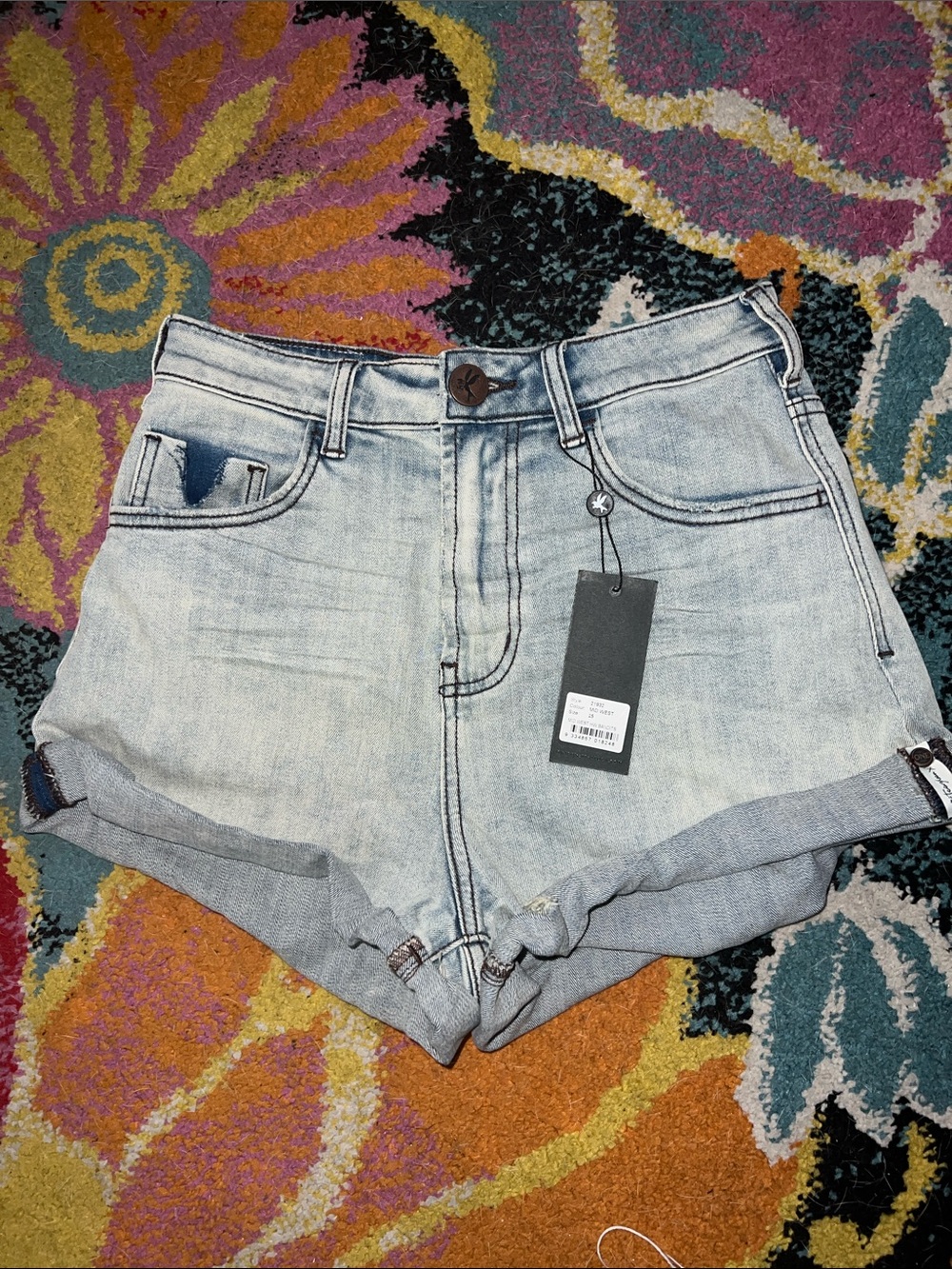 NWT One Teaspoon Mid West Bandit Jean Short 25
